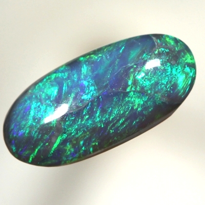 SOLID BLACK OPAL bright and strong greens